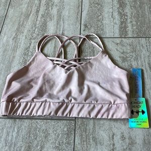 Ready to go,pale mauve tiedyed ,L, work out,unique moisture wicking fabric,wom